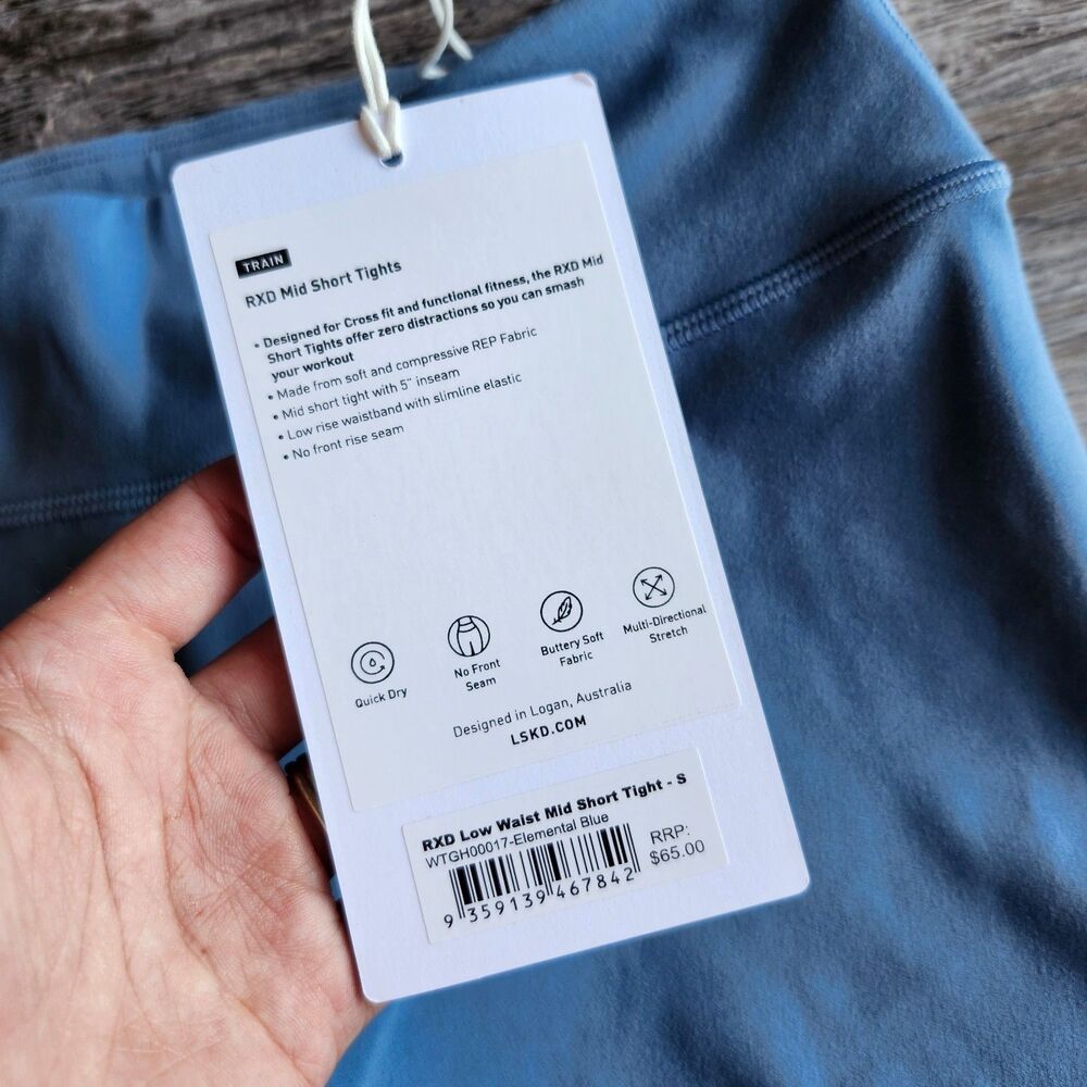 (S) BNWT LSKD RXD Mid Short Tights - Picture 3 of 6